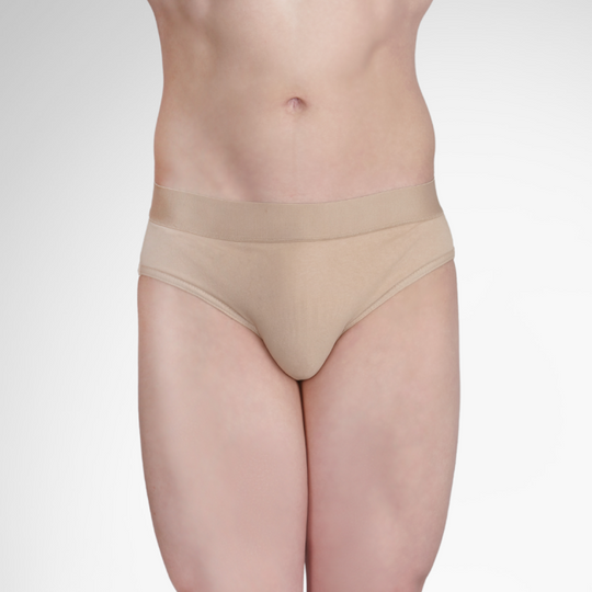 Silky Mens Full Seat Dance Belt - Nude