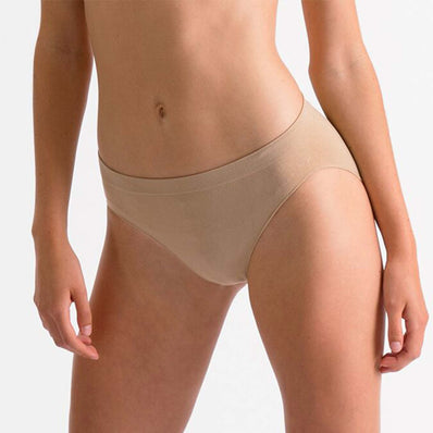 Silky Seamless High Cut Brief - Nude
