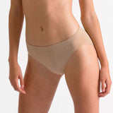 Silky Seamless High Cut Brief - Nude