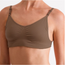 Silky Ladies Seamless Clear Back Bra With Adjustable Straps - Dark Nude
