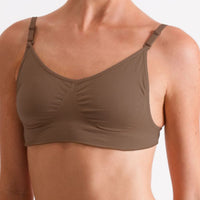 Silky Ladies Seamless Clear Back Bra With Adjustable Straps