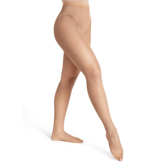 Capezio Professional Fishnet Tights - Suntan