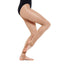 Silky Intermediate Stirrup Shimmer Tights - Light Toast
