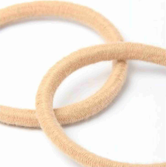 Blonde 4mm Hair Elastics