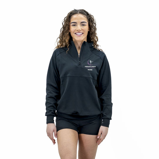 Creationz Dance Academy Kids Quarter Zip Top