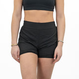 Kids Two In One Short - Black