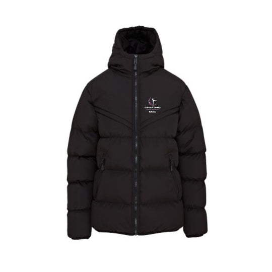Creationz Dance Academy Adults Chevron Puffer Jacket