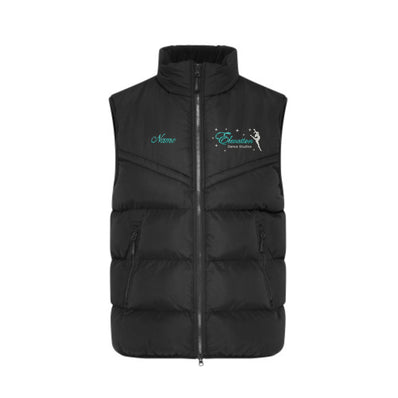 Elevation Dance Studios Kids Chevron Puffer Gilet