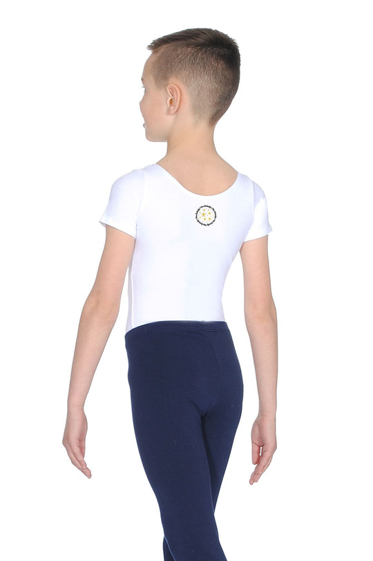 Katie Meghan Boutique Mini Butterfly Boys White Leotard