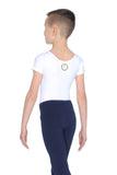 Katie Meghan Boutique Mini Butterfly Boys White Leotard