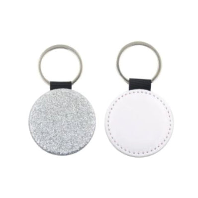 Glitter Keyring - Circle