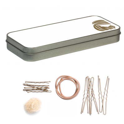 Hair Accessory Tins - Brown