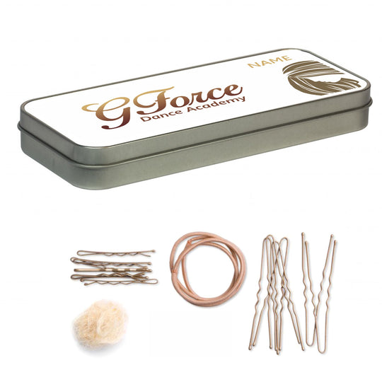 G Force Dance Academy Hair Accessory Tins - Brown