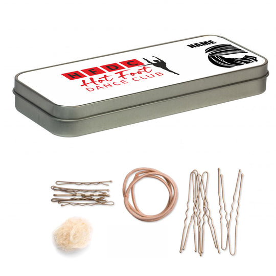 Hot Foot Dance Club Hair Accessory Tins