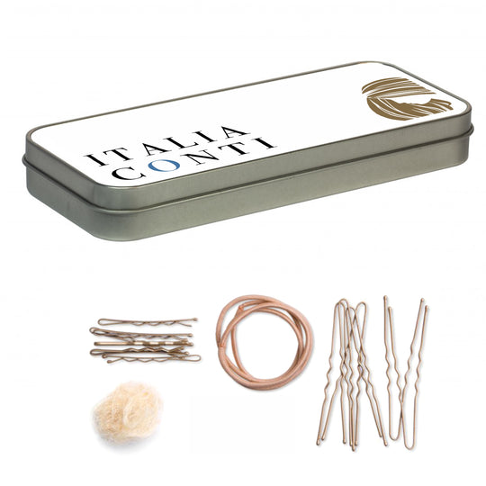 Italia Conti Full Time Hair Accessory Tins - Brown