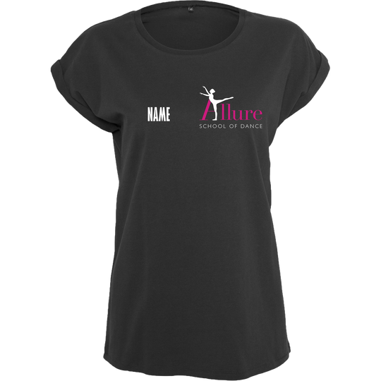 Allure School of Dance Extended Shoulder Tee