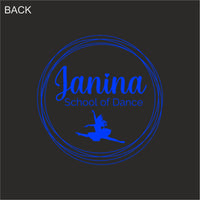 Janina School of Dance Ladies Fitted T-Shirt