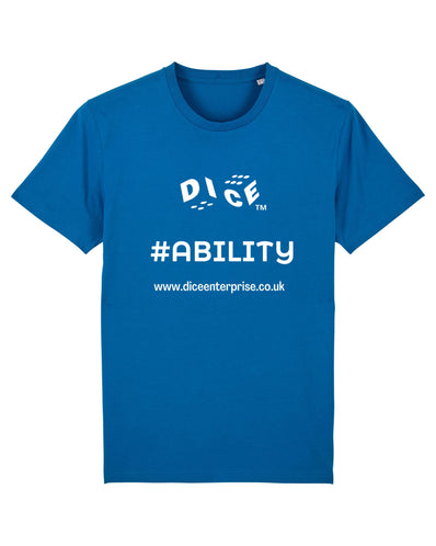 Dice Royal Blue Adult Heavy T-Shirts