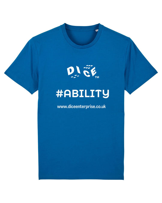 Dice Royal Blue Adult Heavy T-Shirts