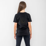 Swan Samba BlackOnBlack Adult Heavy T-Shirt