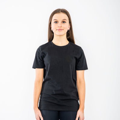 Swan Samba BlackOnBlack Adult Heavy T-Shirt
