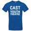 Cast Adult Youth Theatre T-Shirt - Young Leader - Royal