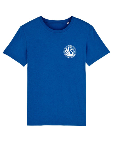 Swan Samba Adult Royal Heavy T-Shirt