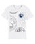 Swan Samba Adult White Heavy T-Shirt