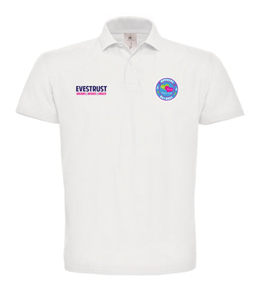 Eve Merton Dreams Trust Unisex Polo - White