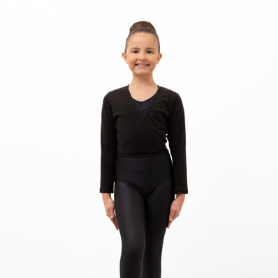 Pandr Cotton Ballet Wrap - Black