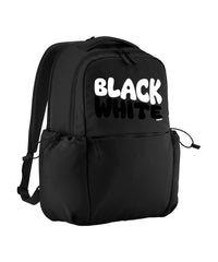 Black White Backpack