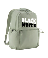 Black White Backpack