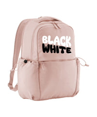 Black White Backpack