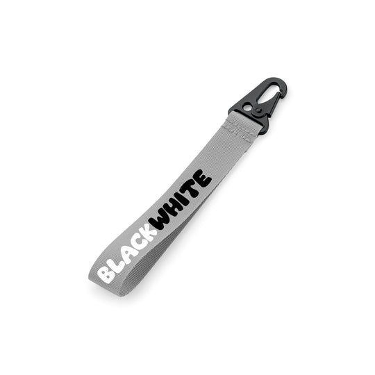Black White Bag Tag - Grey