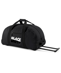 Black White Wheelie Holdall