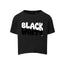 BW Kids Crop Tee - Black