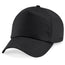 Junior 5 Panel Cap - Black