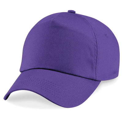 Junior 5 Panel Cap - Purple