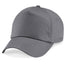 Junior 5 Panel Cap - Graphite