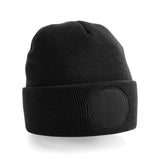 Printers Circular Beanie - Black
