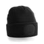 Printers Circular Beanie - Black