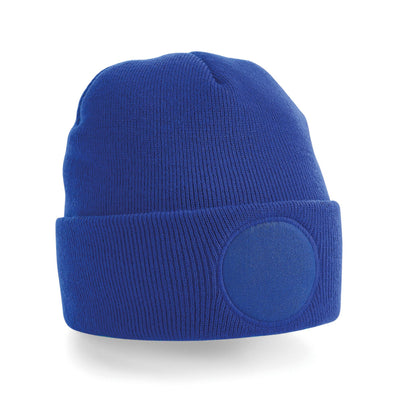 Printers Circular Beanie - Royal