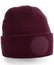 Printers Circular Beanie - Burgundy