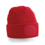 Printers Circular Beanie - Red