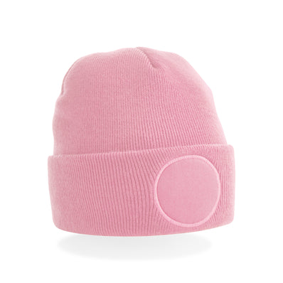 Printers Circular Beanie - Pink