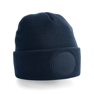 Printers Circular Beanie - French Navy