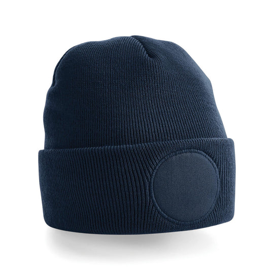 Printers Circular Beanie - French Navy