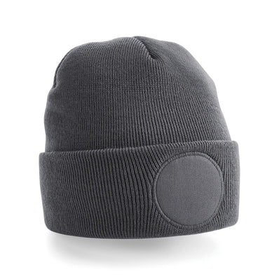 Printers Circular Beanie - Graphite