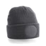 Printers Circular Beanie - Graphite