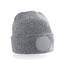 Printers Circular Beanie - Grey